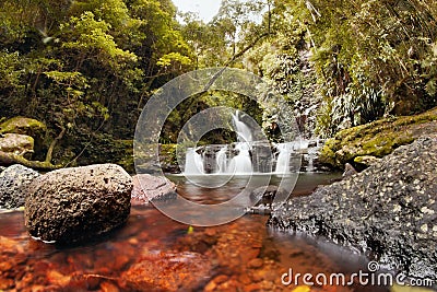 World heritage area elabana falls Stock Photo