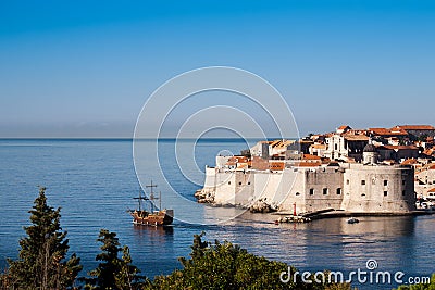 World heritage Old town of Dubrovnik Stock Photo