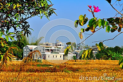 World Heritage Site Kaiping Diaolou and Villages Stock Photo