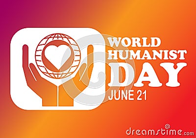 World Humanist Day Vector Illustration