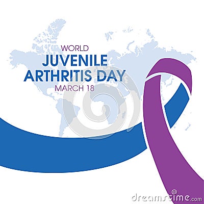 World Juvenile Arthritis Day vector illustration Vector Illustration