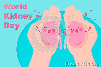 World kidney day concept Vector Illustration