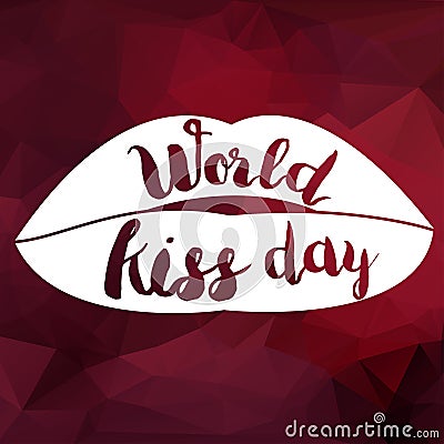 World Kiss Day Stock Photo