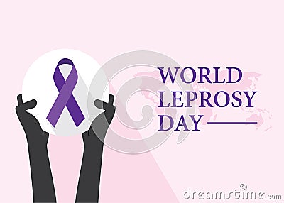 World Leprosy Day Vector Illustration Vector Illustration