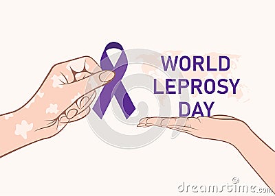 World Leprosy Day Vector Illustration Vector Illustration