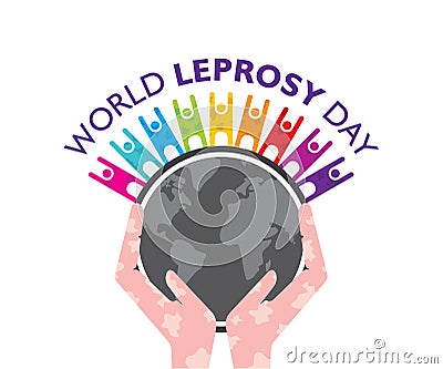 World Leprosy Day Vector Illustration Vector Illustration