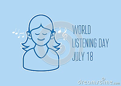 World Listening Day vector Vector Illustration