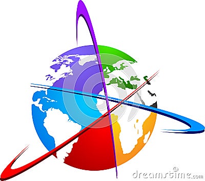 World logo Vector Illustration