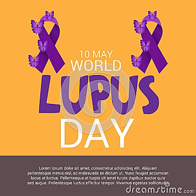 World Lupus Day. Cartoon Illustration