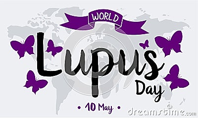 World Lupus Day Vector Illustration