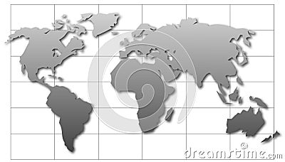 World Map Stock Photo