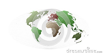 World map. Vector Illustration