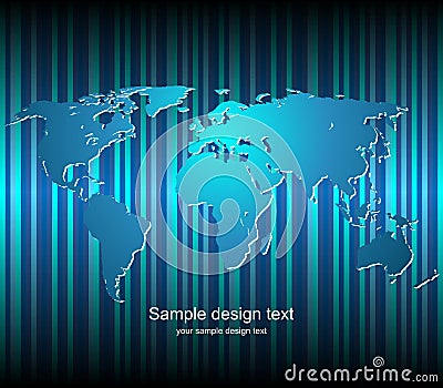 World map background Vector Illustration