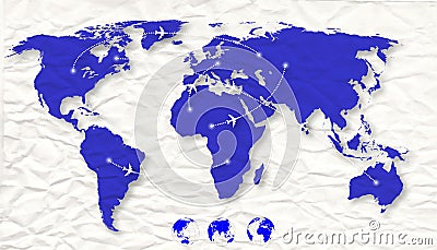 World map Stock Photo