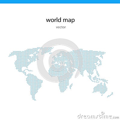 World map triangles vector illustration Vector Illustration