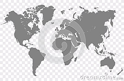 World map vector Stock Photo