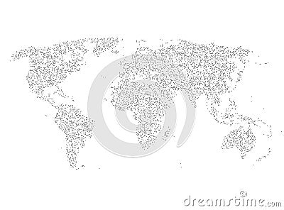 World map vector background. EPS10 Vector Illustration