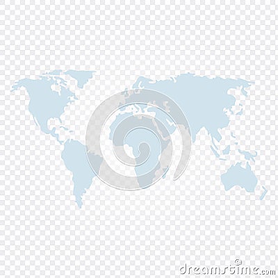 World map vector illustrated Vector Illustration