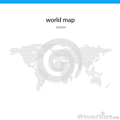 World map vector illustration Cartoon Illustration