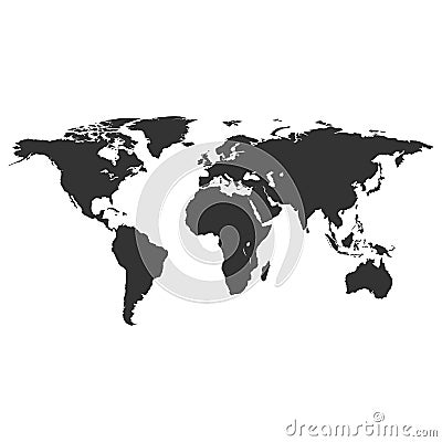 World map vector Vector Illustration