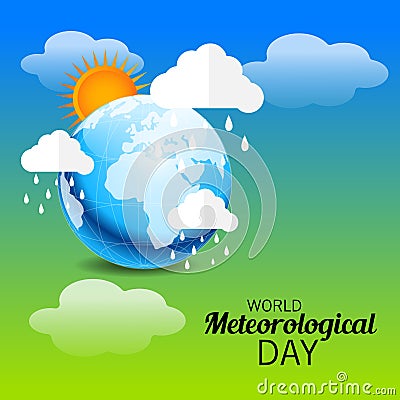 World Meteorological Day. Stock Photo