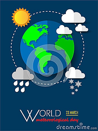 World meteorological day Stock Photo