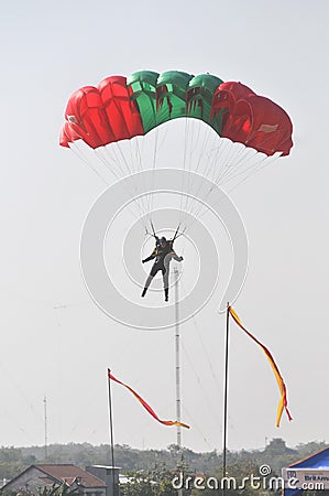 World Military Parachuting Championship Editorial Stock Photo