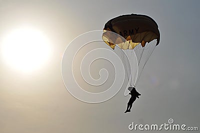 World Military Parachuting Championship Editorial Stock Photo