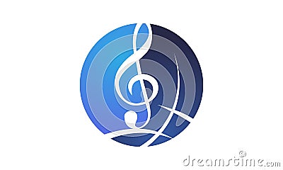 World Music Logo Design Template Vector Illustration