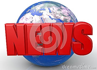 World news Stock Photo