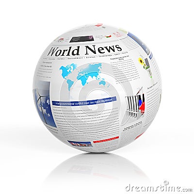 World news Stock Photo