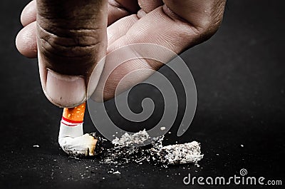 World no tobacco day. Stock Photo