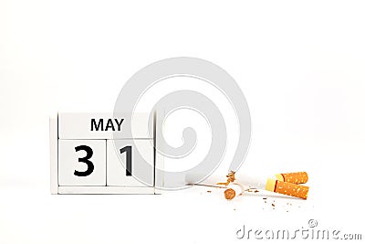 World No Tobacco Stock Photo