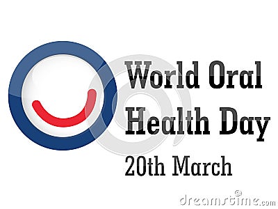 World Oral Health Day Background Stock Photo