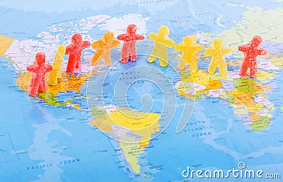 World people peace concept Stock Photo