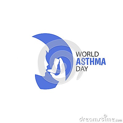 World Asthma Day. Vector Illustration