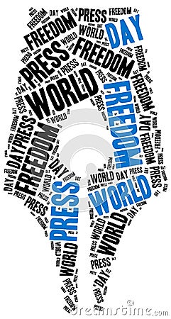 World press freedom day. Celebrated on 1st May. Stock Photo