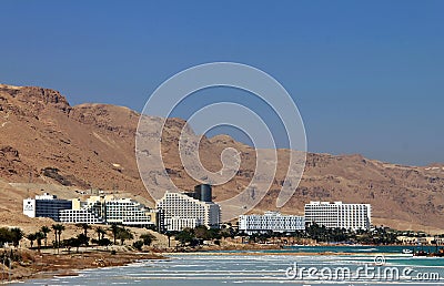 World-renowned health resort complex on the Dead sea Editorial Stock Photo