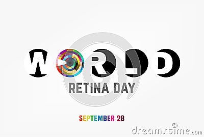 World retina day Vector Illustration