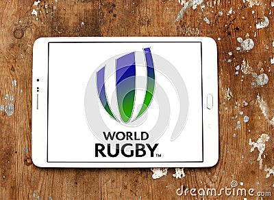 World Rugby sport federation logo Editorial Stock Photo