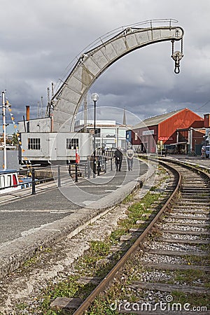 Fairbairn Steam Crane Editorial Stock Photo