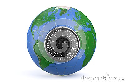 World security concept Stock Photo