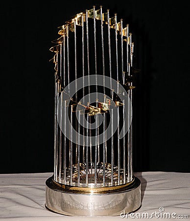 World Series Trophy. Editorial Stock Photo