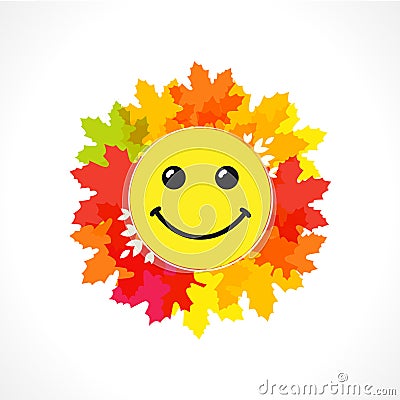 World Smile Day web cute emblem. Vector Illustration