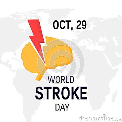 World stroke day vector concept Vector Illustration