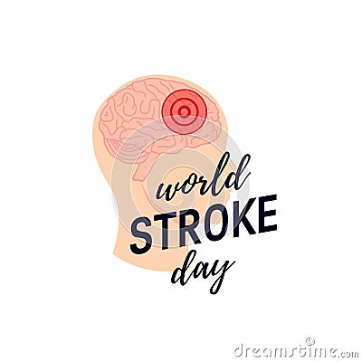 World stroke day vector concept Vector Illustration