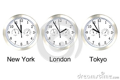 World time. Stock Photo