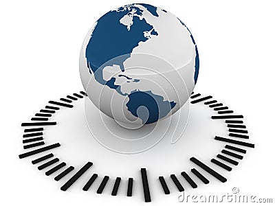 World time Stock Photo