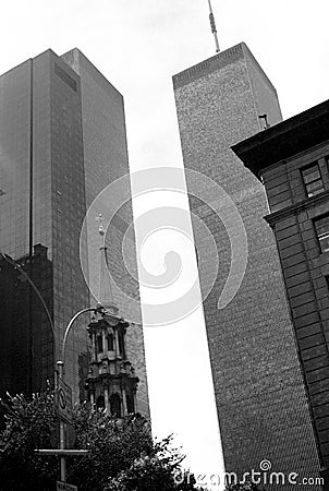 World Trade Center - New York 1995 Editorial Stock Photo