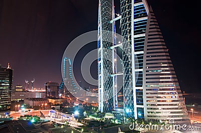 World Trade Centre, Bahrain. Editorial Stock Photo